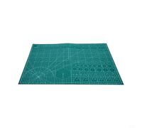 Tapis de découpe double face A2/A3/A4/A5, planche à découper auto-cicatrisante avec grille de précision, tampon de couture et de broderie imperméable, antidérapant pour outils de gravure (A-2 vert)