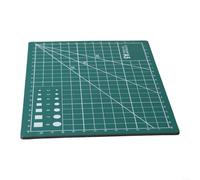 Tapis de découpe double face auto-cicatrisant avec design antidérapant, grille de mesure double face pour matelassage, coupe de tissu, scrapbooking et modélisme (vert A5)