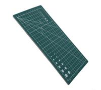 Tapis de découpe double face de 3 mm d'épaisseur avec échelle imprimée des deux côtés, tapis imperméable et flexible pour couture, outils de sculpture et base de modèle (vert A5)