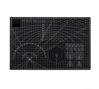 Tapis de découpe double face de 3 mm d'épaisseur avec matériau imperméable et grilles de mesure imprimées des deux côtés conçu pour l'artisanat de précision et l'utilisation de base de modèle (A-3