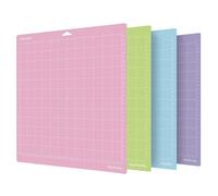 Tapis De Découpe En Pvc De Couleur Mixte, Tampons De Découpe De Grille, Accessoires De Remplacement Pour Cricut Maker/Cameo 4 Pièces