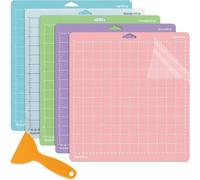 Tapis de Découpe pour Cricut Maker 3/Explore 3/Air/Air 2, NICKLIN 5pcs Tapis de Coupe Adhésifs de Rechange Antidérapant Cutting Mat pour Cricut Accessoires 30,5 x 30,5 cm