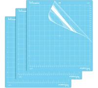 Tapis de Découpe pour Cricut : Variété de Tapis de Découpe Adhésifs de Rechange pour Cricut Maker 3, Maker, Explore 3, Air 2, Air Motif à Pois Bleus Clair - 3 Tapis, 30,5 x 30,5 cm
