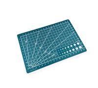 Tapis de découpe Tapis de coupe professionnel A3 A4 A5 PVC auto-guérison antidérapant bricolage planche à découper Patchwork tapis manuel couteau outil d'art(A5 green)