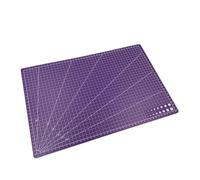Tapis de découpe Tapis de découpe A3 A4 A5, outil culturel et éducatif, bloc double face, planche gravure artistique for bricolage artisanal pour travaux manuels(Purple,A4 Middle)