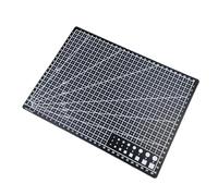 Tapis de Découpe Tapis de découpe A3 A4 A5, outil culturel et éducatif, planche gravure artistique Double face for bricolage, d'artisanat d'art fait à la main(Black,A5 Small)