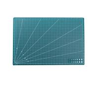 Tapis de Decoupe Tapis de découpe en PVC A3 simple face for patchwork, couture, bricolage, gravure au couteau, établi cuir, planche manuelle(Green 1pc)