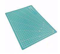 Tapis de Decoupe Tapis de découpe en PVC, simple face, patchwork, for établi, couture, manuel, bricolage, couteau, gravure, planche cuir(Green,A4)