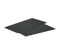 Tapos de découper, noir, Set de 2 35 x 25 cm