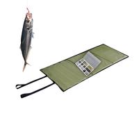 Tapis de décrochage de poisson - avec sangle élastique pliable et portable - Tapis de décrochage de protection pour poisson - pour pêcheur, débutant, père, petit ami, , bar, truite, poisson-chat