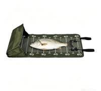 Tapis de décrochage de poissons | Tissu Oxford avec haute résistance à l'abrasion | Tapis pour décrochage des poissons | Convient pour la perche, la truite, le poisson, l'eau salée ainsi que les lacs