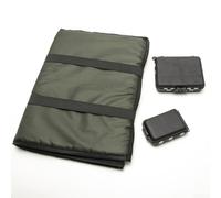 Tapis de décrochage pliable pour carpe avec 2 boîtes à leurres, tapis d'atterrissage imperméable, léger, portable, protection des poissons pour le rangement du matériel de pêche