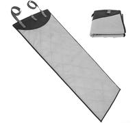 Tapis de défroisseur vapeur résistant à la chaleur avec design pliable et sangles réglables pour accrocher des vêtements, convient pour la maison ou les voyages