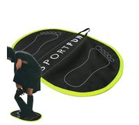 Tapis de déguisement de plage - Coussin de pied imperméable - Sac de rangement pliable pour tapis de surf avec poignée de transport, pour femmes et hommes, plage piscine, sable extérieur