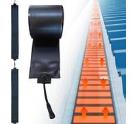 Tapis de déneigement en graphène for Toit, Chauffe-gouttière, Tapis Chauffant for Toit, prévention des barrages de Glace for toits et gouttières, Chauffage Rapide et Uniforme(1.5M)