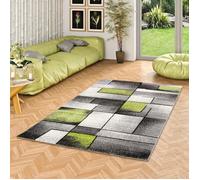 Tapis de designer - PERGAMON - Brilliant - motif fantasy - gris vert - 160x230 cm - moderne