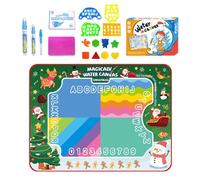 Tapis de dessin à l'eau, Tapis de coloriage à l'eau - Tableau Doodle - Jouets réutilisables pour l'apprentissage de la table à colorier pour les vacances des garçons de 3-5