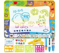 Tapis de dessin - AMOUNE - Aqua Doodle - 120 x 90 cm - Réutilisable - 3 Stylos Inclus