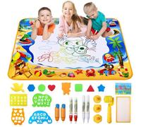 Tapis de dessin - Aquadoodle - 100x70cm - 6 stylos - 8 modèles - Jouet éducatif