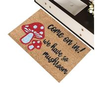 Tapis de d'été, paillasson d'été - Bonjour paillasson d’été - Paillasson décoratif Hello Summer 16x24 Pouces, saisonnier antidérapant avec Support en Caoutchouc, Tapis pour intérieur et ext