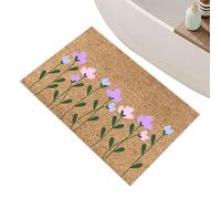 Tapis de d'été, paillasson d'été - Bonjour paillasson d’été - Paillasson décoratif Hello Summer 16x24 Pouces, saisonnier antidérapant avec Support en Caoutchouc, Tapis pour intérieur et ext