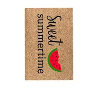 Tapis de d'été, paillasson d'été | Bonjour paillasson d’été,Tapis de Porte Hello Summer 16x24 Pouces, Tapis d'extérieur antidérapant, Tapis de pour Porte d'entrée, de