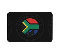 Tapis de diatomée imprimé drapeau de l'Afrique du Sud, 40 x 60 cm, tapis de sol doux d'automne, coussin de douche, dos en caoutchouc antidérapant
