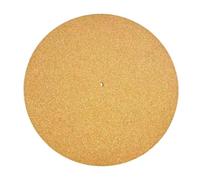 Tapis de disque antistatique antidérapant pour tourne-disque en liège souple pour disques vinyles avec motif d'étiquette encastrée, accessoires de tourne-disque, tapis en vinyle résistant aux chocs