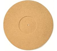 Tapis de disque antistatique antidérapant pour tourne-disque en liège souple pour disques vinyles avec design d'étiquette encastrée, accessoires de tourne-disque, tapis en vinyle résistant aux chocs