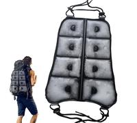 Tapis de dos de refroidissement, coussin de dos de refroidissement à la glace, gilet réglable, équipement de sport portable pour adolescents et adultes, golf, navette, pêche, randonnée, camping