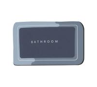 Tapis de douche absorbant lavable à séchage rapide antidérapant en terre de diatomée - Tapis de bain imperméable pour évier de cuisine et espace bien-être