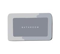 Tapis de douche absorbant lavable à séchage rapide antidérapant en terre de diatomée - Tapis de bain imperméable pour évier de cuisine et espace bien-être