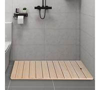 Tapis De Douche Antidérapant, Caillebotis pour La Douche, Accessoire Salle Bain, Tapis De Salle Bain Carré, Adapté Au Spa, À La Maison Ou À L'extérieur(50x80cm/19.6x31.4in)