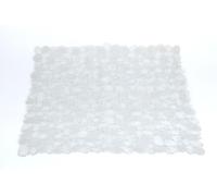 TAPIS DE DOUCHE ANTIDÉRAPANT EFFET PIERRES TRANSPARENT RIVA