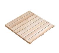 Tapis de Douche antidérapant, Tapis de Bain antidérapant, Tapis de Douche en Bois Naturel, Tapis de Drainage antidérapant, Tapis de Cuisine antitache(80x100cm)