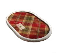 Tapis de douche avec base en caoutchouc antidérapant et couche supérieure absorbante conçu pour les sols de salle de bain et de toilettes (50 x 80 cm)