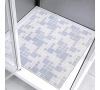Tapis de Douche carré 81,3 x 81,3 cm antidérapant pour Douche intérieure, Tapis de Douche en luffa pour Personnes âgées, Tapis de Massage Doux texturé pour Les Pieds, Tapis de Sol pour Zone Humide,