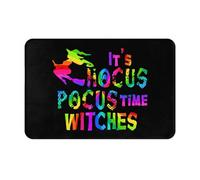 Tapis De Douche C'est L'Heure du Hocus Pocus, Les Sorcières Paillasson Absorbant Paillasson Intérieur Doux Paillassons De Porte pour Couloir Cuisine Porte 40X60Cm