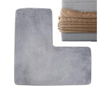 Tapis De Douche D'angle - Tapis De Bain Doux En Forme De L, Polaire Corail Absorbante Antidérapante | Parfait Pour La Salle De Bain, Les Toilettes, La Cuisine, La Porte, Le Spa, Le De Chevet, Le