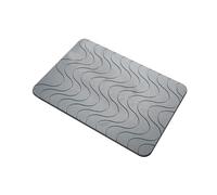 Tapis de Douche de la Terre diatomée - Taps Absorbant à l'eau, Tampon Sec Rapide | Couvre-Sol de Salle de Bain sans Glissement, Conception géométrique de Anti-Chute, Base de mèche d'humidité p