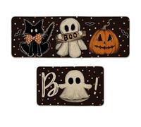 Tapis de douche de salle de bain, tapis de d'Halloween,Tapis de fantômes d’horreur de cuisine d’Halloween | de douche décoratif, tapis de bain doux pour chambre à coucher, salon, hall d'entrée
