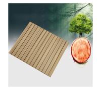 Tapis de douche en bambou antidérapant pour intérieur et extérieur, parfait pour salle de bain et sauna, 80 x 100 cm, respectueux de l'environnement, séchage rapide