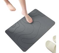 Tapis de douche en diatomite à séchage rapide, tapis de bain absorbant, hygiénique et lavable, tapis d'entrée en pierre, tapis de bain en terre de diatomée