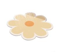 Tapis de douche en forme de fleur facile à entretenir fabriqué en PVC souple avec dos antidérapant robuste pour la protection de la famille (70 x 70 cm)