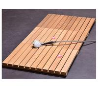 Tapis de douche et de bain de luxe antidérapant en bois de teck, tapis de douche imperméable en bois de teck pour salle de bain, baignoire, spa, sauna, piscine, utilisation intérieure et extérieure
