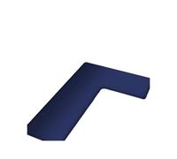 Tapis de Douche extérieur en Coton, Tapis de Bain d'angle en Forme L Multicolore Plusieurs Tailles(Blue,80 x 120 cm (Rectangular))