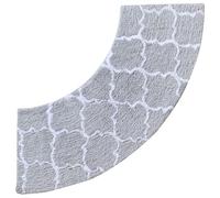 Tapis de Douche Incurvé, 45x143cm Tapis Douche Angle Antiderapant Tapis De Douche Arrondi en Quart en Microfibre, 2 CM D'épaisseur, pour Douche ou Baignoire