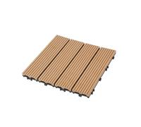 Tapis de Douche pour Douche Intérieure Carrelage de Douche Emboîtable avec Surface Antidérapante Convient pour Garage, Jardin, Terrasse, Salle Bain(Yellow,30x30x2cm-6pcs)
