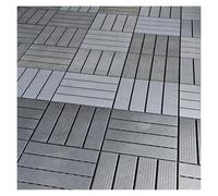 Tapis de Douche pour Douche Intérieure Carrelage Douche Emboîtable avec Surface Antidérapante pour Une Utilisation dans Jardins, Terrasses, Salles Bains(Gray,30x30x2cm-6pcs)