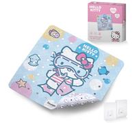 Tapis de douche pour enfant avec motif Hello Kitty I 53 x 53 cm I Tapis antidérapant pour douche I Tapis de douche anti-moisissure I Tapis de bain antibactérien avec ventouses I Tapis antidérapant de